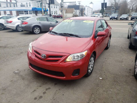 2011 Toyota Corolla for sale at TC Auto Repair and Sales Inc in Abington MA