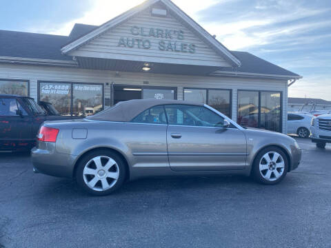 2006 Audi A4 for sale at Clarks Auto Sales in Middletown OH