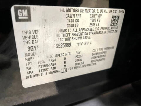 2015 Cadillac SRX Performance Collection