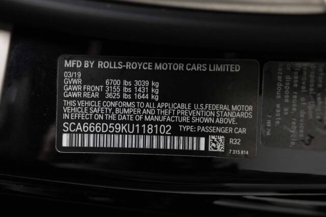 2019 Rolls-Royce Dawn