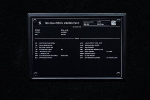 2018 Ferrari 488 Spider