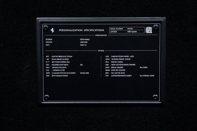 2018 Ferrari 488 Spider