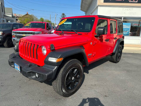 2018 Jeep Wrangler Unlimited for sale at ADAM AUTO AGENCY in Rensselaer NY