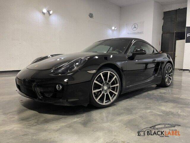 2014 Porsche Cayman for sale at BLACK LABEL AUTO FIRM in Riverside CA