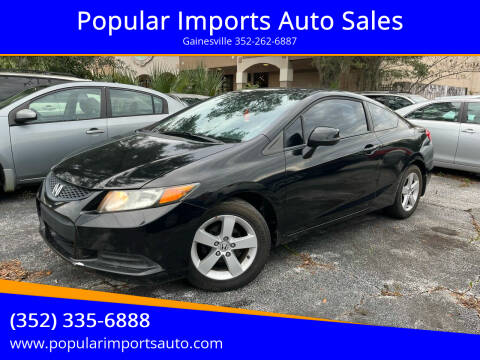 2012 Honda Civic for sale at Popular Imports Auto Sales in Gainesville FL