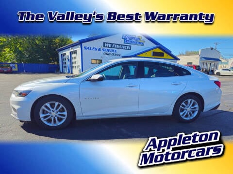 2016 Chevrolet Malibu for sale at Appleton Motorcars Sales & Service in Appleton WI