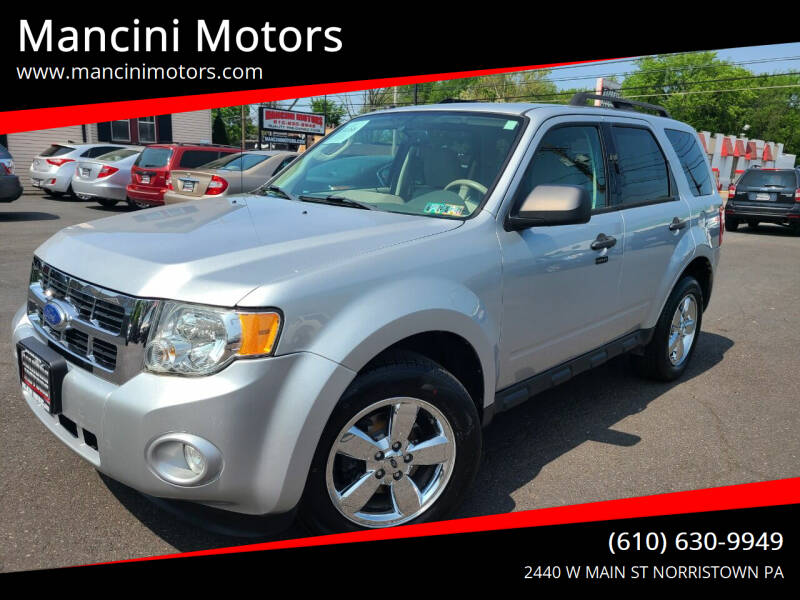 2011 Ford Escape for sale at Mancini Motors in Norristown PA