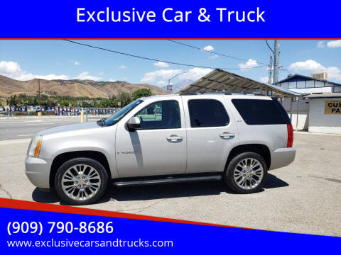 2007 GMC Yukon for sale at Exclusive Car & Truck in Yucaipa CA