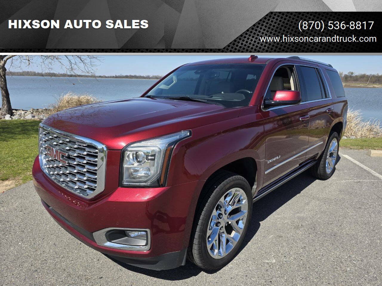 Dk. Red 2020 GMC Yukon Denali 4x4 Denali 4dr SUV 1