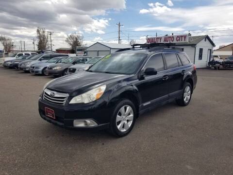 2010 Subaru Outback for sale at Quality Auto City Inc. in Laramie WY