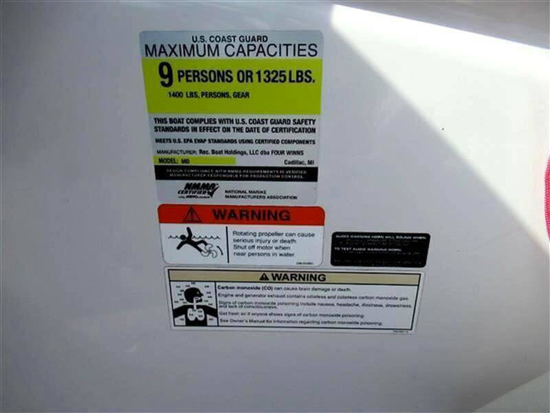 2016 Four Winns 190 Horizon