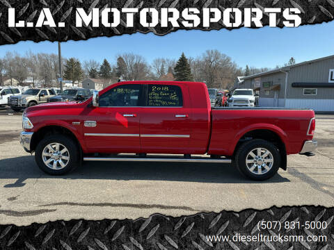 2018 RAM 2500 for sale at L.A. MOTORSPORTS in Windom MN