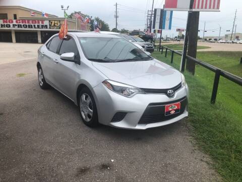 2016 Toyota Corolla for sale at FREDY CARS FOR LESS in Houston TX