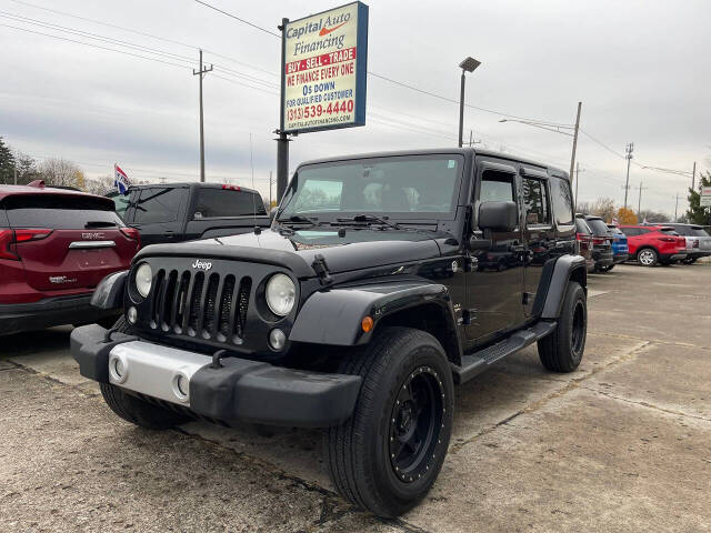 2014 Jeep Wrangler Unlimited for sale at Capital Auto Financing in Redford, MI