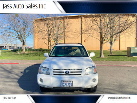 2006 Toyota Highlander for sale at Jass Auto Sales Inc in Sacramento CA