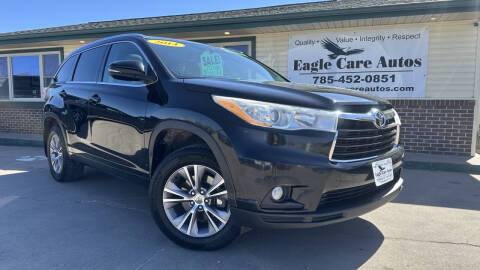 2014 Toyota Highlander for sale at Eagle Care Autos in Mcpherson KS