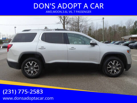 2020 GMC Acadia for sale at DON'S ADOPT A CAR in Cadillac MI