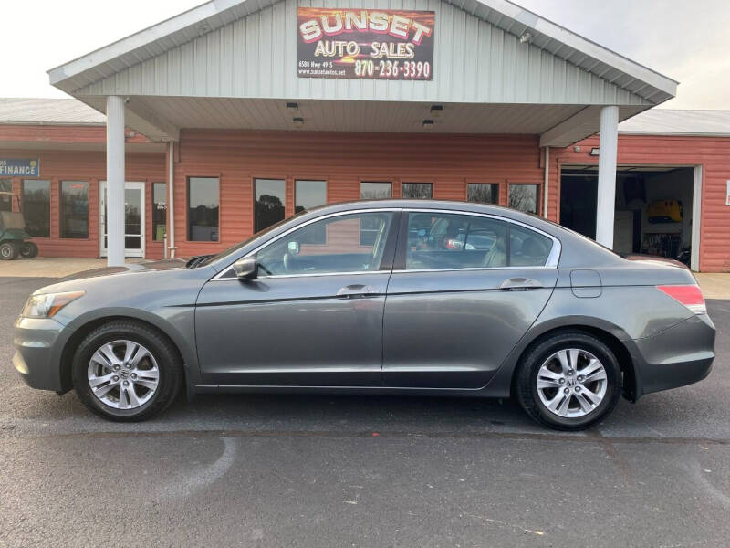 2012 Honda Accord for sale at Sunset Auto Sales in Paragould AR