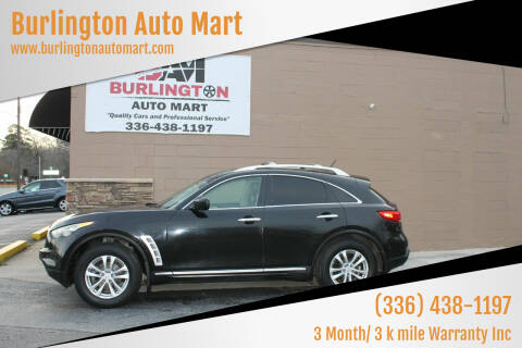 2010 Infiniti FX35 for sale at Burlington Auto Mart in Burlington NC