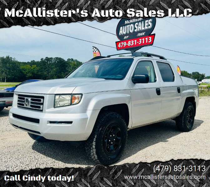 2008 Honda Ridgeline For Sale In Tahlequah, OK