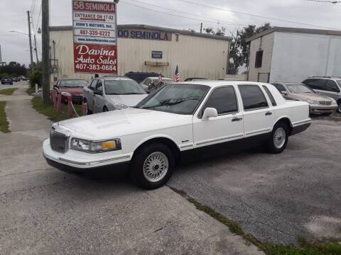 1997 Lincoln Town Car for sale at DAVINA AUTO SALES in Longwood FL