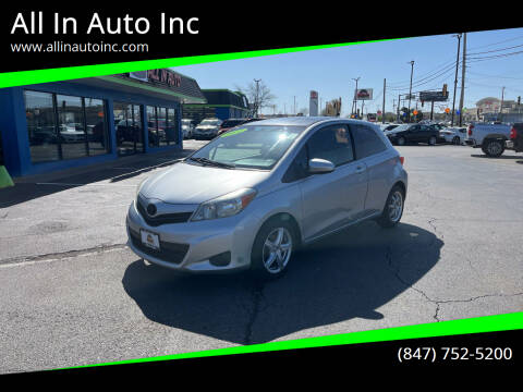 2012 Toyota Yaris for sale at All In Auto Inc in Palatine IL