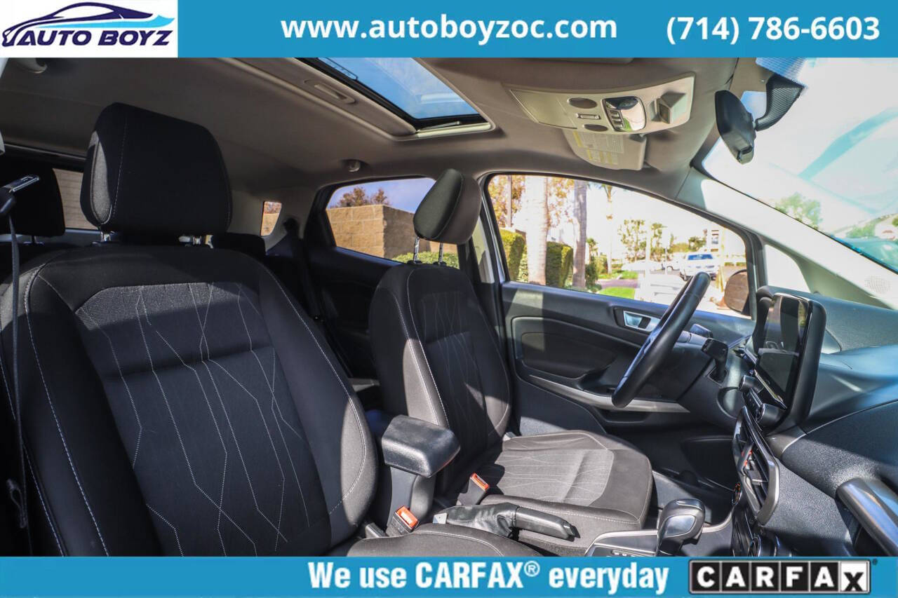 2018 Ford EcoSport for sale at Auto Boyz in Garden Grove, CA