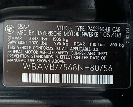 2008 BMW 3 Series 335i