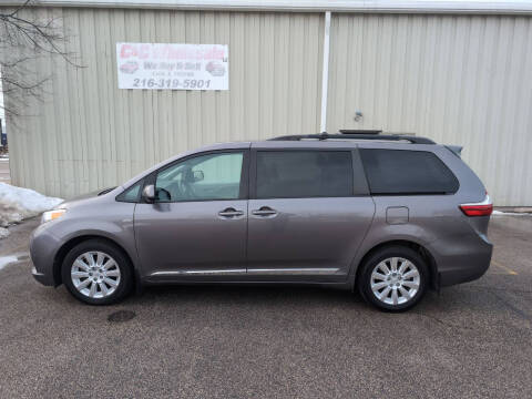 2016 Toyota Sienna for sale at C & C Wholesale in Cleveland OH