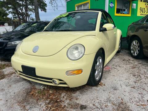2003 Volkswagen New Beetle Convertible for sale at Pro Cars Of Sarasota Inc in Sarasota FL