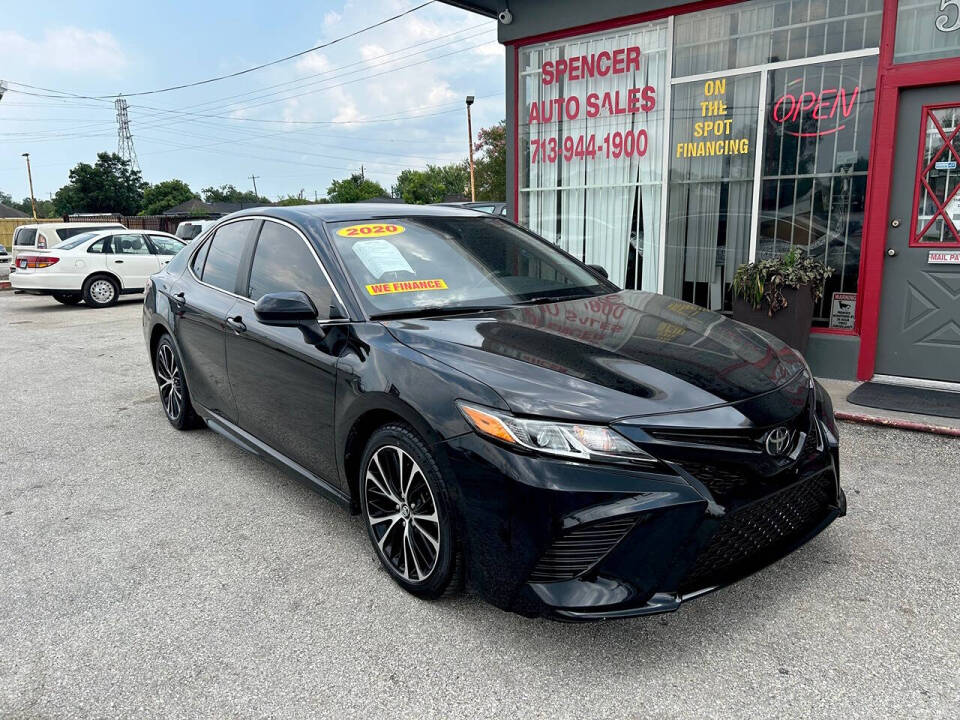 2020 Toyota Camry for sale at SPENCER AUTO SALES in South Houston, TX