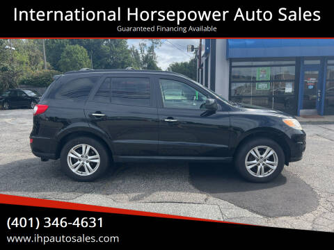 2012 Hyundai Santa Fe for sale at International Horsepower Auto Sales in Warwick RI