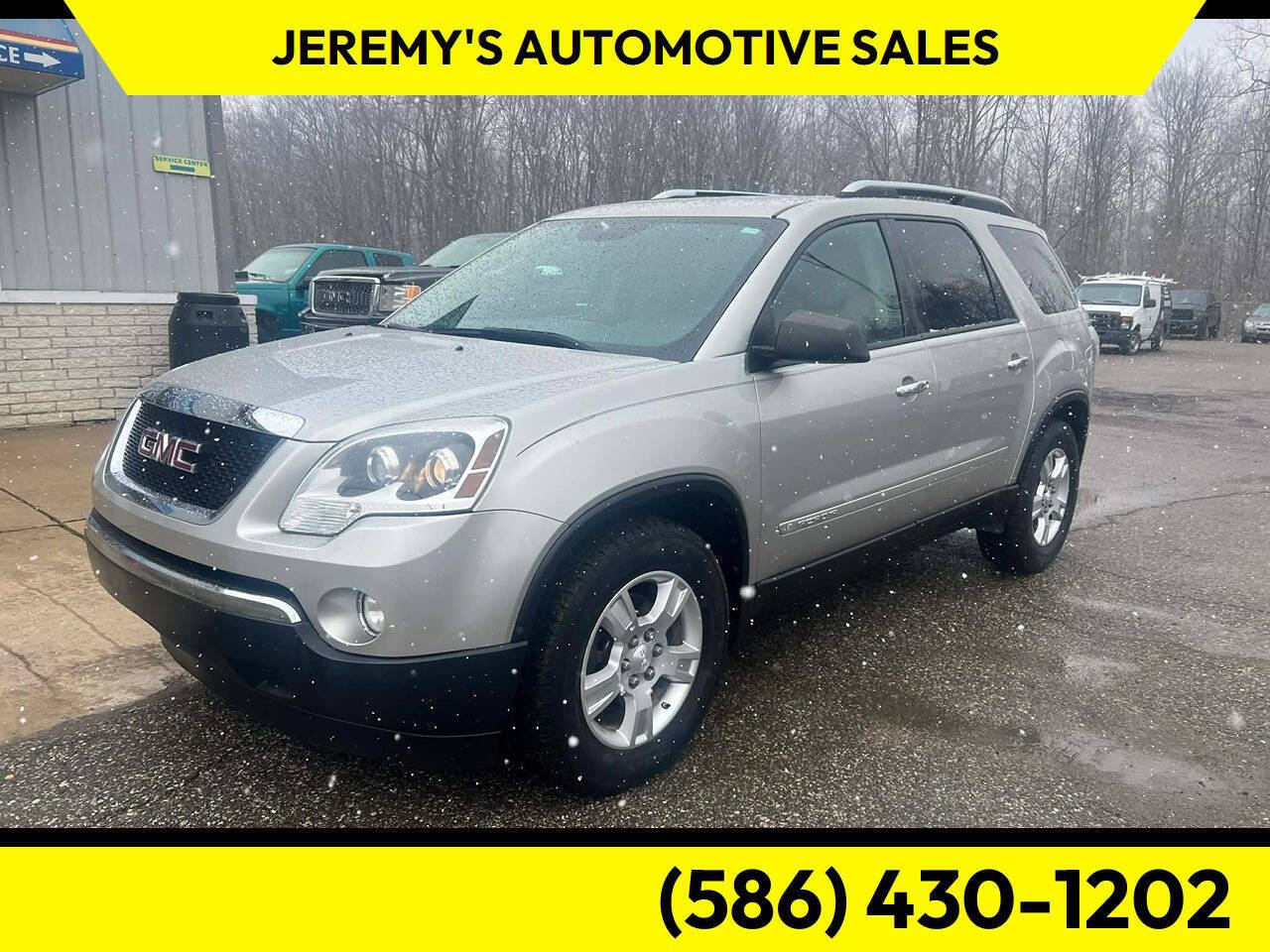 Silver 2008 GMC Acadia SLE-1 SLE-1 4dr SUV 1
