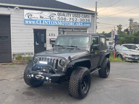 2016 Jeep Wrangler for sale at Clinton MotorCars in Shrewsbury MA