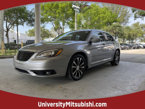 2014 Chrysler 200 for sale at University Mitsubishi in Davie FL