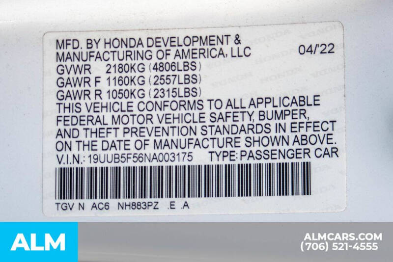 2022 Acura TLX w/A-SPEC