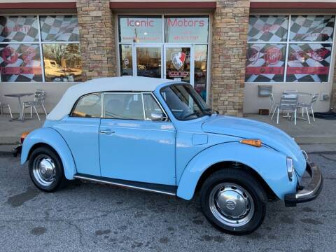 1979 Volkswagen Beetle Convertible for sale at Iconic Motors of Oklahoma City, LLC in Oklahoma City OK