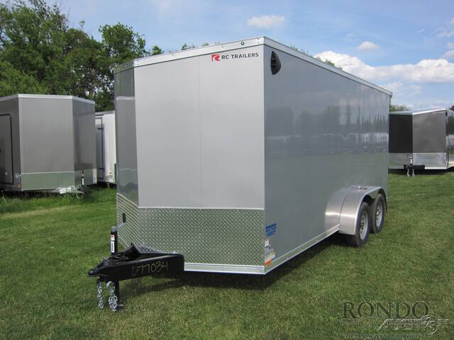 2024 RC Trailers Enclosed Cargo RDLX 7X16TA2 for sale at Rondo Truck & Trailer in Sycamore IL