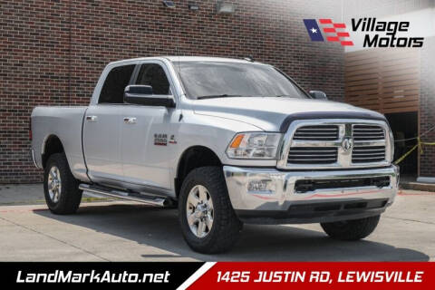 2015 RAM 2500 for sale at Village Motors in Lewisville TX