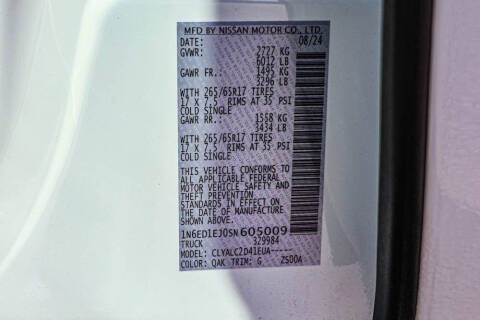 2025 Nissan Frontier SV