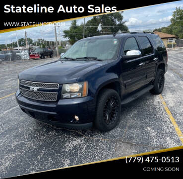 2009 Chevrolet Tahoe for sale at Stateline Auto Sales in South Beloit IL