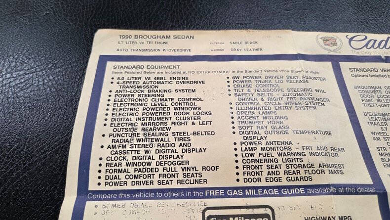 1990 Cadillac Brougham