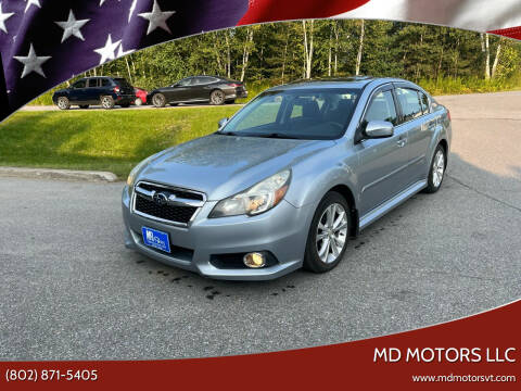 2014 Subaru Legacy for sale at MD Motors LLC in Williston VT