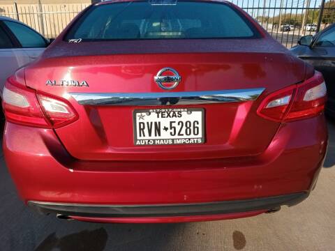 2016 Nissan Altima for sale at Auto Haus Imports in Grand Prairie TX
