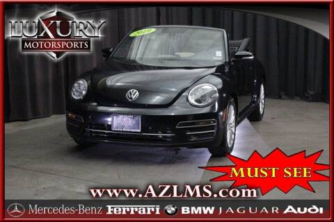 2019 Volkswagen Beetle Convertible for sale at Luxury Motorsports in Phoenix AZ