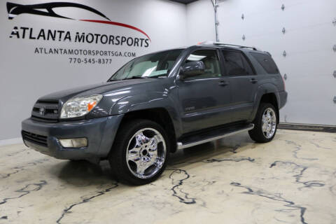 2003 Toyota 4Runner for sale at Atlanta Motorsports in Roswell GA