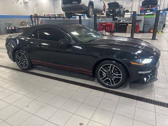 Used 2020 Ford Mustang EcoBoost Premium with VIN 1FATP8UH5L5147306 for sale in Bloomington, IL