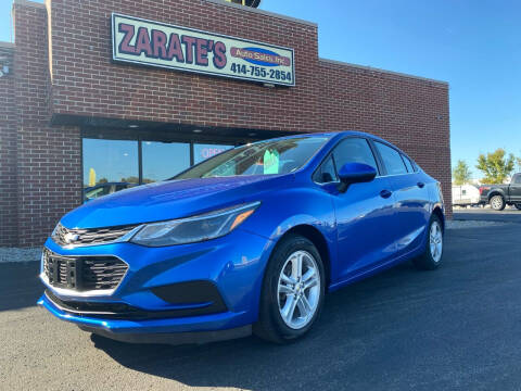 2017 Chevrolet Cruze for sale at Zarate's Auto Sales in Big Bend WI