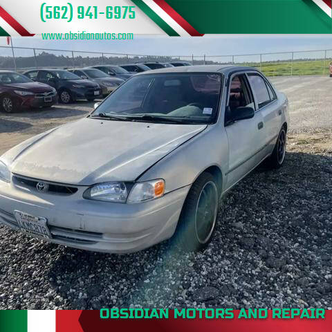2000 Toyota Corolla for sale at Obsidian Motors And Repair in Whittier CA