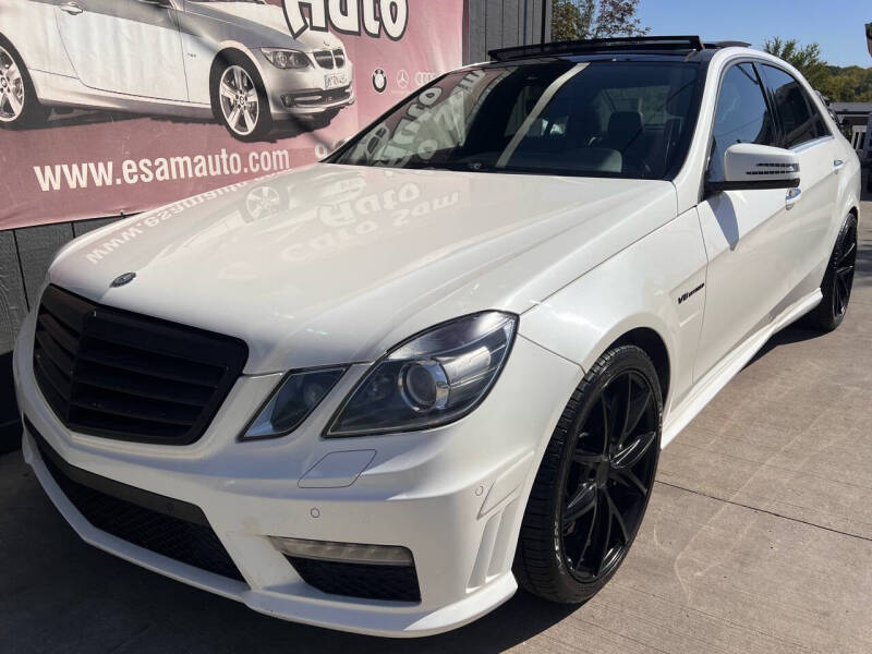 Used 2012 Mercedes-Benz E-Class E63 AMG with VIN WDDHF7EBXCA549536 for sale in Kansas City